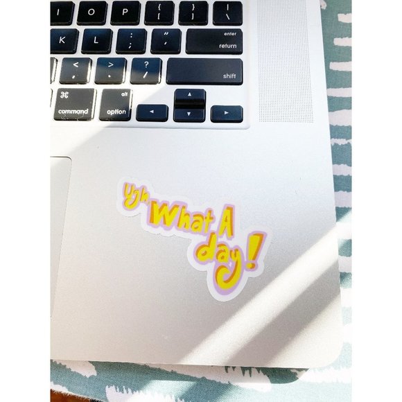 Ugh, What a day! Fun Phrase Vinyl Sticker Agenda - Picture 1 of 4